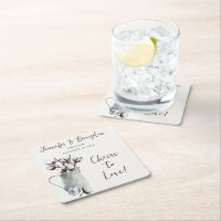 Waterverf Katoenen Stengels in Grijze Pitcher Brui