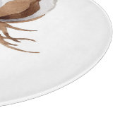 Waterverf katoenventilator snijplank (Hoek)