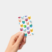 Waterverf katten en vrienden badge (Handheld)