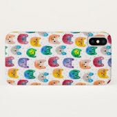 Waterverf katten en vrienden Case-Mate iPhone case (Achterkant (horizontaal))