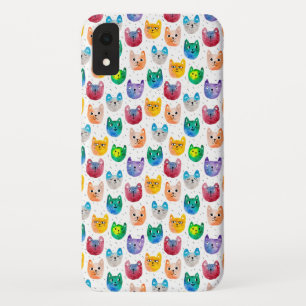Waterverf katten en vrienden Case-Mate iPhone case