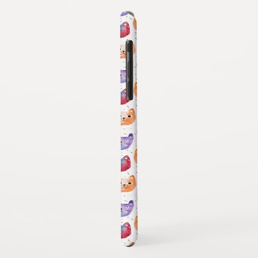Waterverf katten en vrienden Case-Mate iPhone case (Achterkant/links)