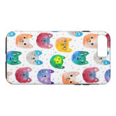 Waterverf katten en vrienden Case-Mate iPhone case (Achterkant (Horizontaal))