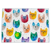 Waterverf katten en vrienden groot cadeauzakje (Voorkant)