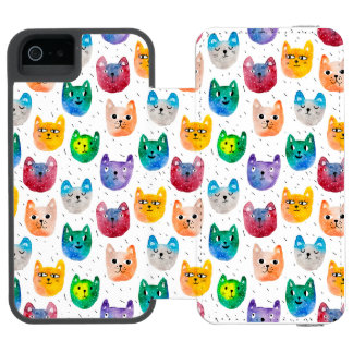 Waterverf katten en vrienden