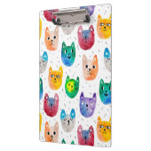 Waterverf katten en vrienden klembord (Links)