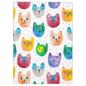 Waterverf katten en vrienden klembord (Achterkant)