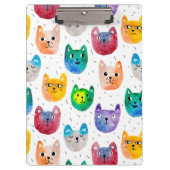 Waterverf katten en vrienden klembord (Voorkant)