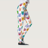Waterverf katten en vrienden leggings (Rechts)