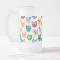 Waterverf katten en vrienden