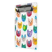 Waterverf katten en vrienden mini klembord (Angled2)