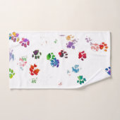 Waterverf Katten Handdoek (Handdoek)