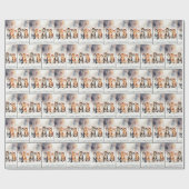 Waterverf katten in sneeuwvlokken cadeaupapier (Vlak)