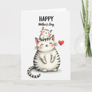Waterverf Katten Liefdeskaart Kaart