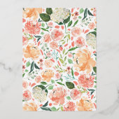 Waterverf Keel Vrijgezellenfeest van voorspelde do Folie Uitnodiging (Achterkant)