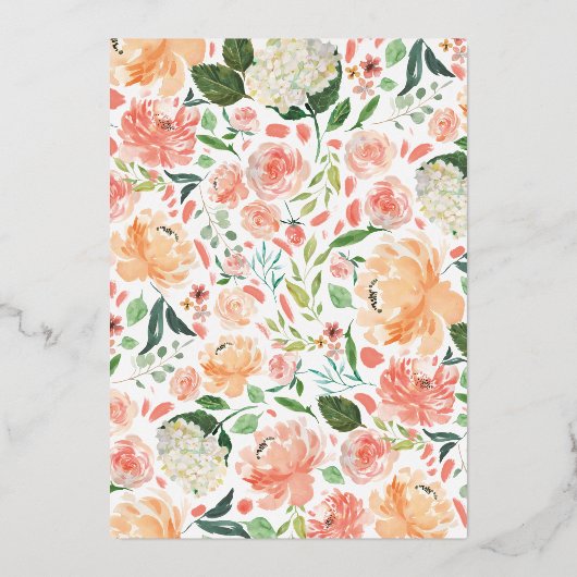 Waterverf Keel Vrijgezellenfeest van voorspelde do Folie Uitnodiging (Achterkant)