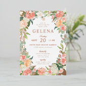 Waterverf Keel Vrijgezellenfeest van voorspelde do Folie Uitnodiging (Staand Voorkant)