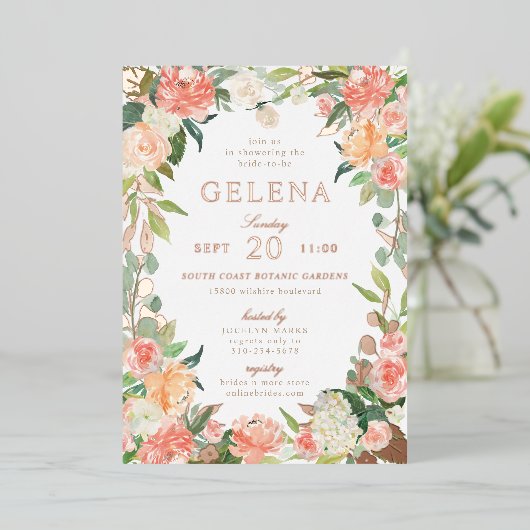 Waterverf Keel Vrijgezellenfeest van voorspelde do Folie Uitnodiging (Staand Voorkant)