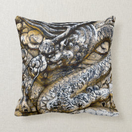 Waterverf keizer Dragon Stone Art Sierkussen