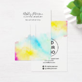 Waterverf kekkerjuwelen haarklemtoon barrette visitekaartje (Bureau)