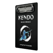 Waterverf Kendo Oefenjournaal Beoefenaars Mini Klembord (Angled2)