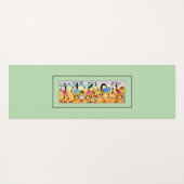 Waterverf Keniaanse hartverwarmende dans Yogamat (Achterkant (horizontaal))