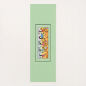 Waterverf Keniaanse hartverwarmende dans Yogamat (Achterkant)