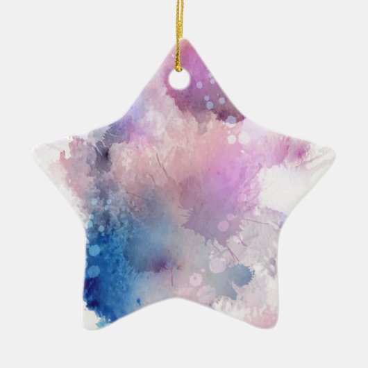 Waterverf Keramisch Ornament (Voorkant)