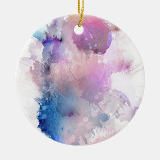 Waterverf Keramisch Ornament (Voorkant)