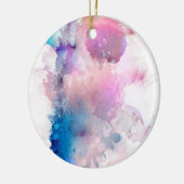 Waterverf Keramisch Ornament (Links)