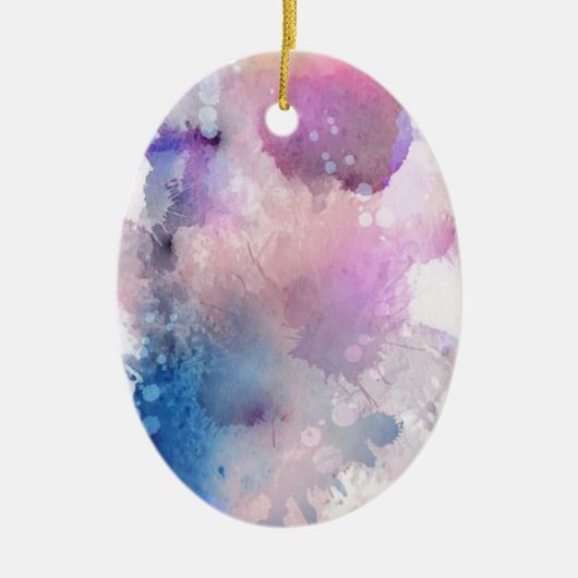 Waterverf Keramisch Ornament (Voorkant)