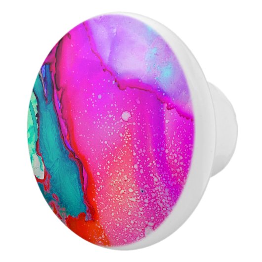 Waterverf Keramische Knop (Rechts)