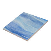 Waterverf keramische Tegel voor kustvaart Tegeltje (Zijkant)