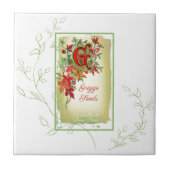 Waterverf keramische tegels voor zaaizaad tegeltje (Voorkant)