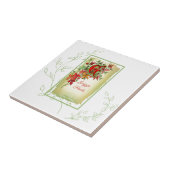 Waterverf keramische tegels voor zaaizaad tegeltje (Zijkant)