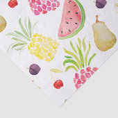 Waterverf kersen anananas watermeloen tissuepapier (Detail)