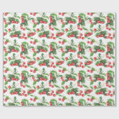  Waterverf Kersen Bloemenpatroon Cadeaupapier (Vlak)