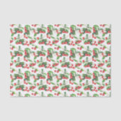  Waterverf Kersen Bloemenpatroon Tissuepapier (Voorkant)