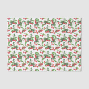  Waterverf Kersen Bloemenpatroon Tissuepapier