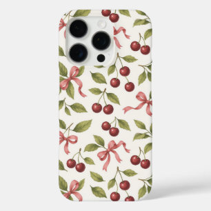 Waterverf Kersen met Boog - Elegant Fruit iPhone 16 Pro Hoesje