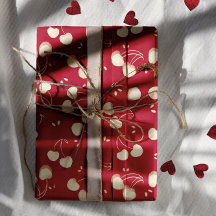 Waterverf Kersen op Rood – Valentijn