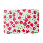 Waterverf kersen patroon badmat (Voorkant)