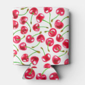 Waterverf kersen patroon blikjeskoeler (Achterkant)