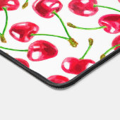 Waterverf kersen patroon bureaumat (Hoek)