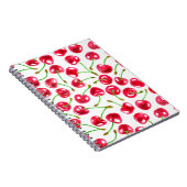 Waterverf kersen patroon notitieboek (Rechterzijde)