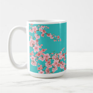 Waterverf Kersenbloesem Koffiemok