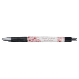 Waterverf Kersenbloesem Roze Bloemmotief Pen