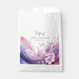 Waterverf Kersenbloesems bruiloft-Dank u- Bedankzakje