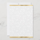 Waterverf Kersenbloesems Krans Sweet 16 Kaart (Achterkant)