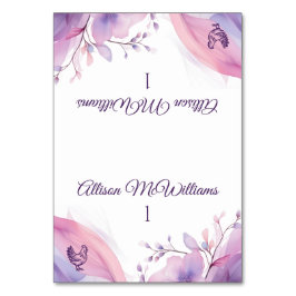 Waterverf Kersenbloesems-Pluimvee Icon-Wedding- Kaart